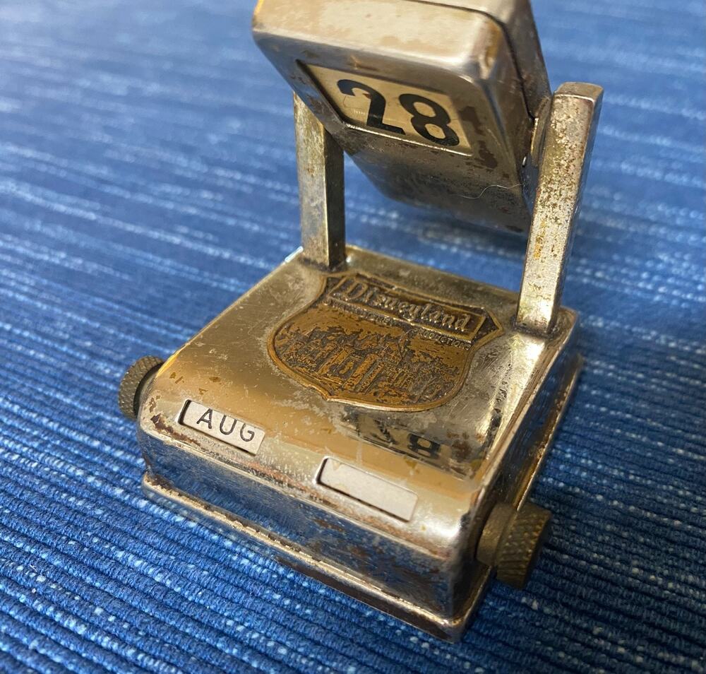 Vintage Disneyland Perpetual Desk Flip Calendar
